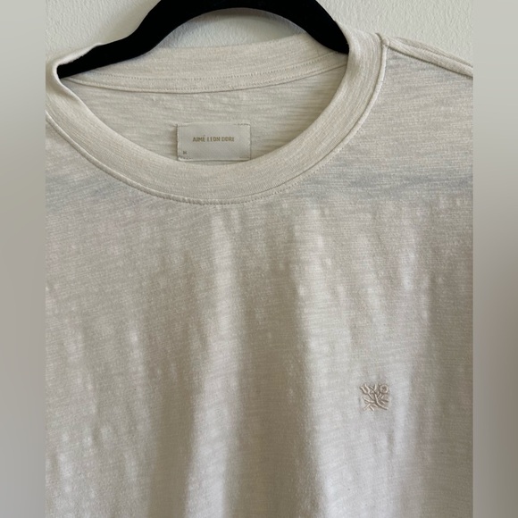 Aime Leon Dore Cream Short Sleeve Tee - Picture 2 of 5